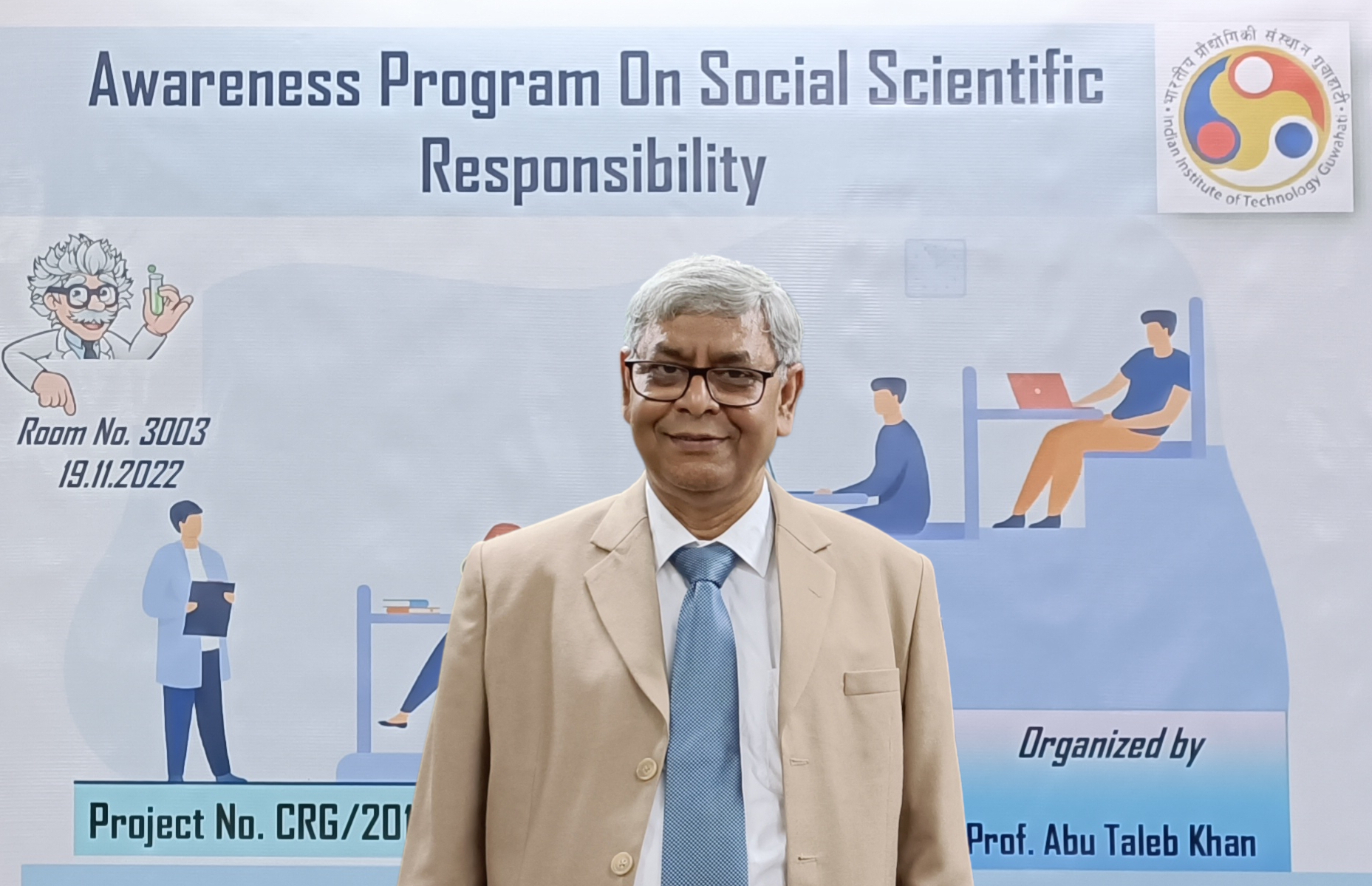 Photo of Professor A.T. Khan