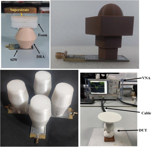Fabricated 3D printed antenna array unit configuration