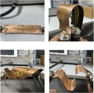 Flexible uniplanar SSPP filter hardware testing assembly