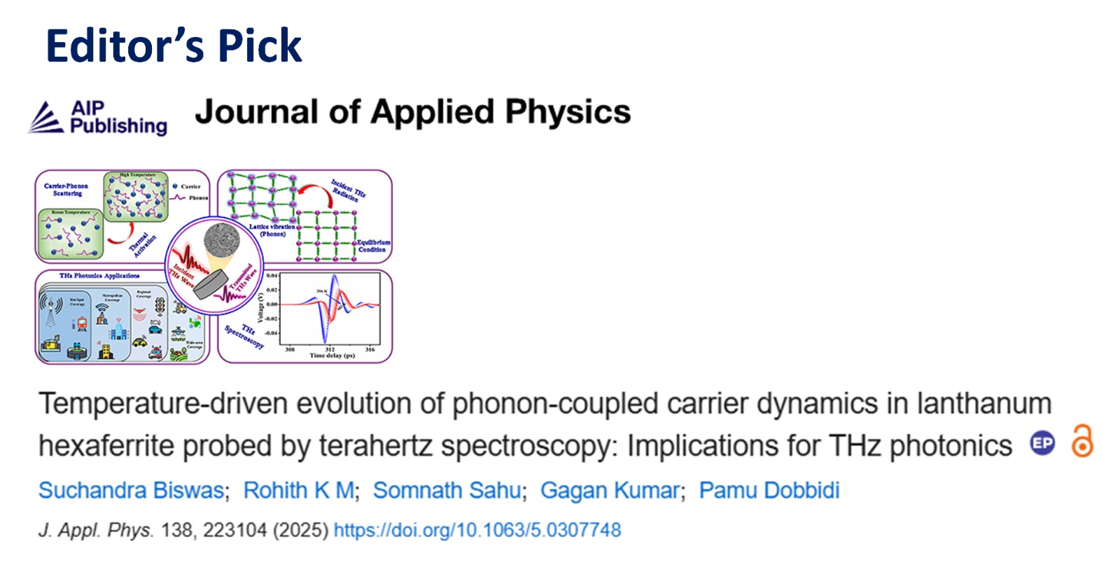 Editor's Pick - Journal of Applied Physics