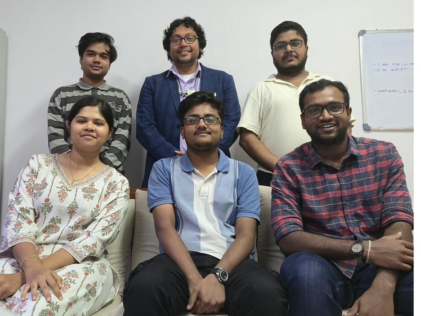 The lab with Prof. Anupam Sengupta in the PI's office at IIT Guwahati