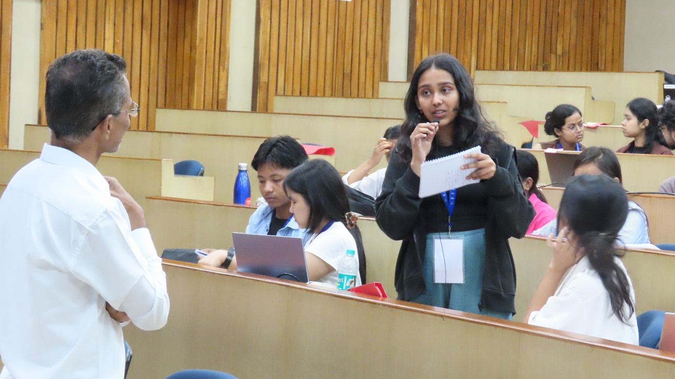 Participants clearing doubts during the product design session